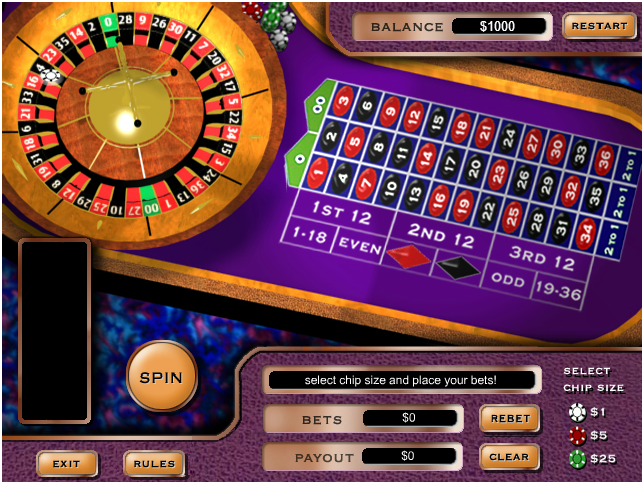 Play free roulette no download